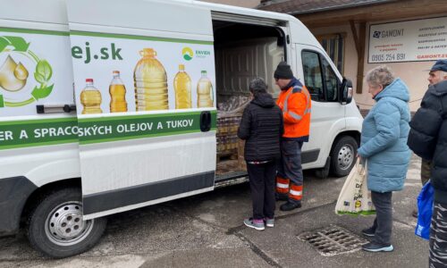 Januárový zber použitého kuchynského oleja