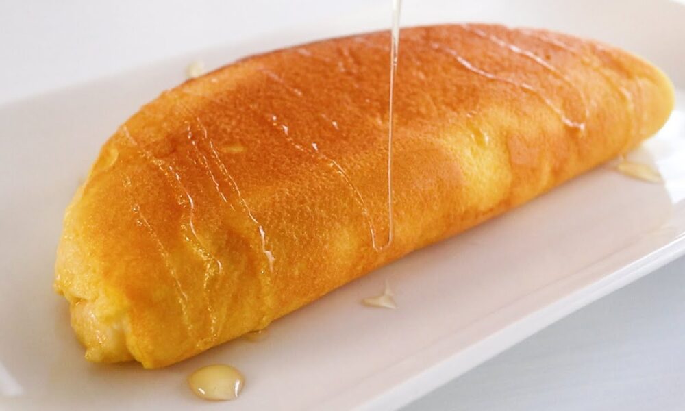 $1 Ingredients Recipe ! Fluffy Air Soufflé Pancake Made with Two Eggs ! Super Easy No flour