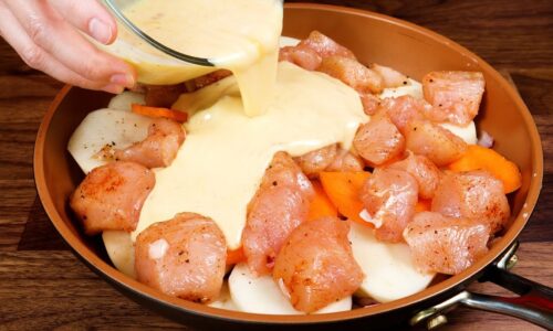 It’s so delicious that I cook it three times a week❗ Incredible Chicken and Potato Recipe!