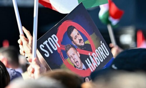 Orbán versus Zelenskyj? Maďarský premiér opomíjí své rivaly, kampaň voleb směřuje na Ukrajinu
