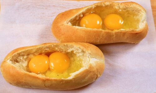 Just add the eggs in the bread and the result will be amazing! Incredible easy!