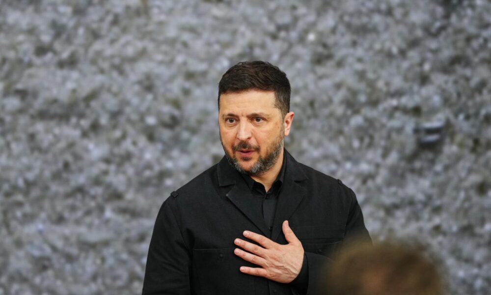 Zelenskyj si v Holandsku prevzal Cenu štyroch slobôd