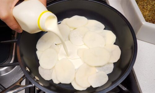 Einfache französische Kartoffeln! Ich wünschte, ich hätte dieses Rezept schon einmal ausprobiert 🔝 😋