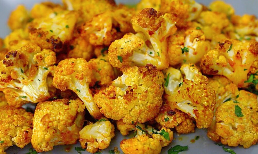 Ein ganz einfaches Rezept für leckeren Blumenkohl im Ofen!