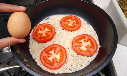 Lecker als Burger! Einfaches Frühstück oder leckeres Abendessen, alle waren fassungslos!