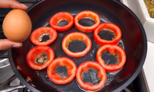 Machen Sie dieses Frühstücksrezept und Sie werden begeistert sein! Einfaches und einfaches Frühstück