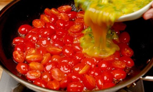 Tomato with Eggs! Better, Easier, and Faster Than Pizza
