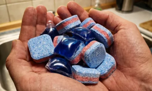 Tablety do umývačky začali vo veľkom kupovať aj ľudia bez umývačky: v domácnosti zvládnu mastnotu, zápach, pripáleniny aj zašlý plast