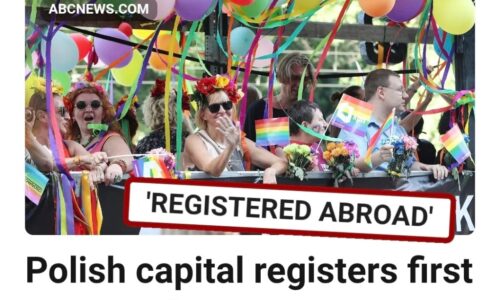 Poľské hlavné mesto registruje prvé manželstvo homosexuálov