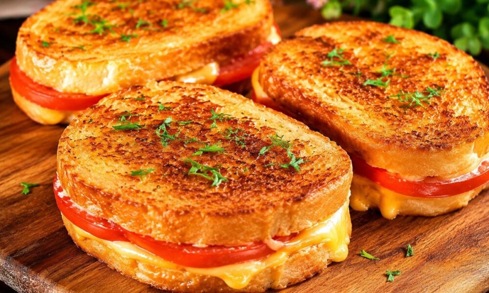 Easy Hot Sandwich Recipe for Breakfast. ASMR Cooking Video