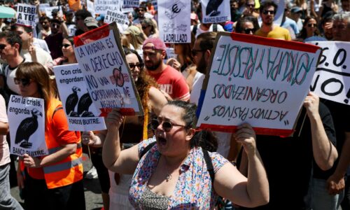 Obyvatelia Madridu vyšli do ulíc. Protestujú proti drahým nájmom, upozorňujú na bytovú krízu