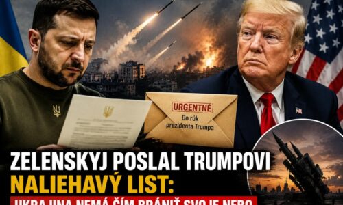 Trump dostal od Zelenského urgentný list kvôli kritickému nedostatku protivzdušnej obrany