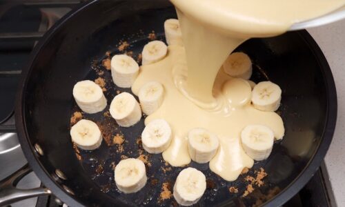 Der beste Bananenei-Pfannkuchen! Ein schnelles und einfaches Frühstücksrezept für die ganze Familie