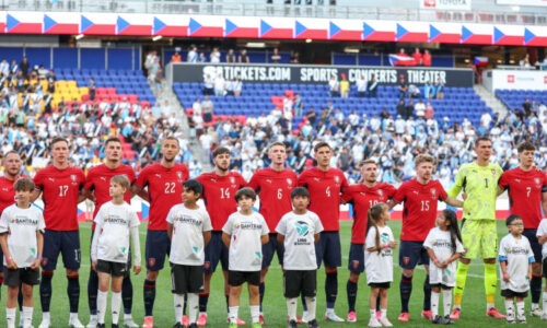 Takhle opravdu ne. České fanoušky naštvali krajané, kteří špatně drželi vlajku