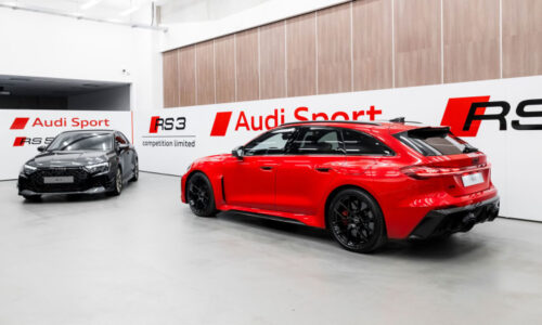 Jedno burácí pětiválcem, druhé přidává elektřinu. Audi ukázalo dvě nové luxusní RS