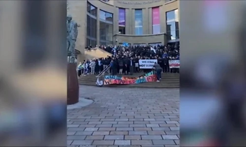 Protesty v Glasgowe proti imigračnej politike