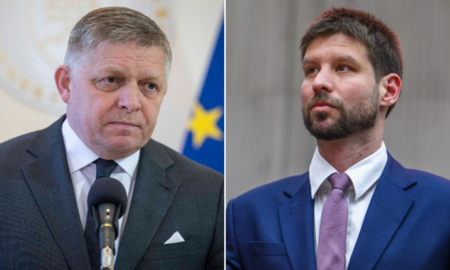 Fico opozičné útoky označil za silnú kávu. Otvoril pandorinu skrinku, reaguje Šimečka spred vily v Chorvátsku
