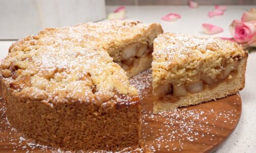 Wenn Sie Äpfel lieben, werden Sie verrückt nach diesem Kuchen! Schneller und einfacher Apfelkuchen!