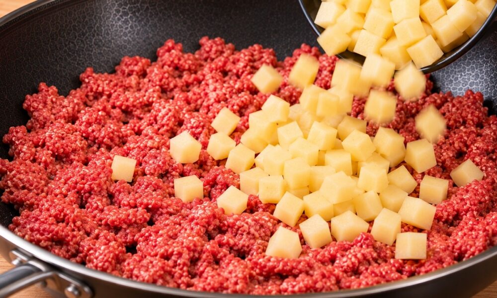 If You Have Potatoes and Ground Beef, Make This Easy One-Pan Dinner!