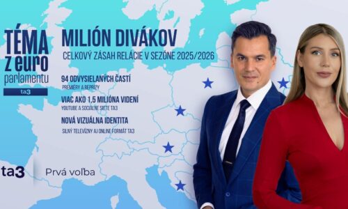 Téma z Europarlamentu potvrdila silnú sezónu. Relácia ta3 prináša európsku politiku priamo z centra diania
