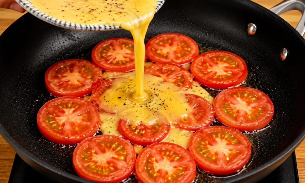Pour 2 Eggs Over Tomatoes and You’ll Love the Result! Easy Tortilla Recipe