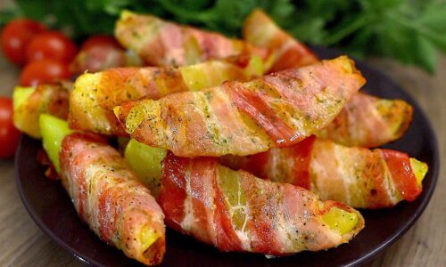 Kartoffeln im Speck im Ofen! Einfach, schnell und lecker!