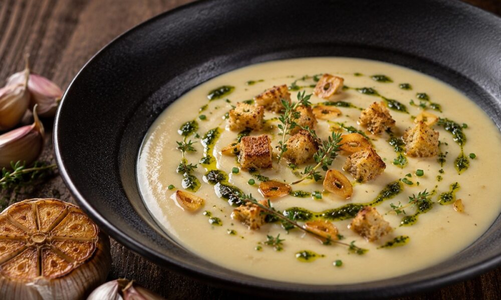 This Is How France Makes Garlic Soup: 100% Vegan and Almost Nobody Knows This Step