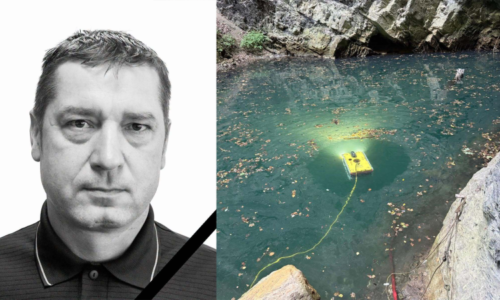 Tragédie v Hranické propasti. Při potápění zemřel letecký záchranář Jan