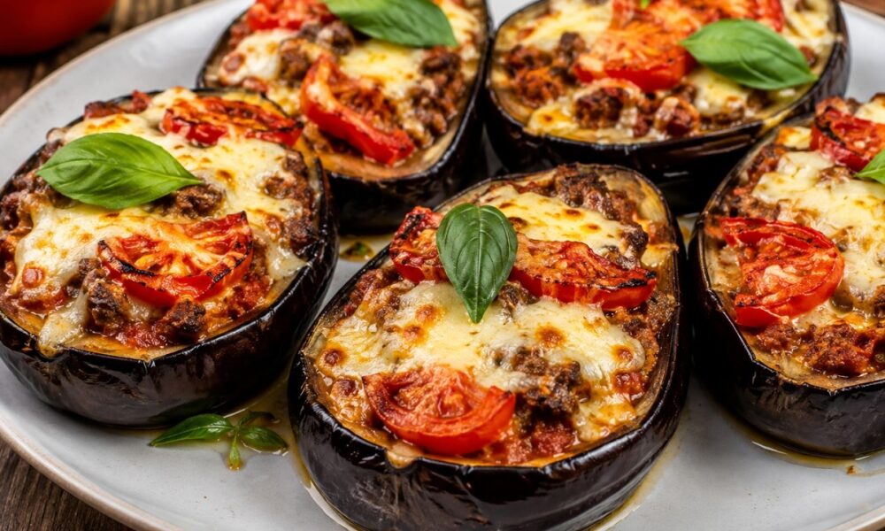 Easy Cheesy Eggplant Bake Anyone Can Make! #cooking