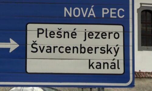 Na „Švarcenberský“ kanál už neodbočíte. Chyba vydržela 30 let, teď ceduli celou odstraní