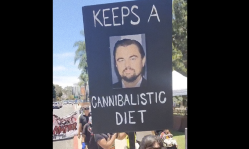 Po celých Spojených státech propukly protesty požadující zatčení „kanibalů“ Leonarda DiCapria a Ellen DeGeneresové