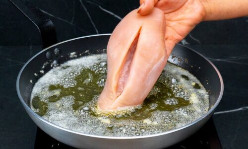 I learned this trick in a restaurant! The chicken breast melts in your mouth