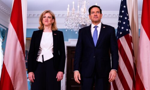Rubio vo Washingtone prijal šéfku rakúskej diplomacie. Rokovali o tom, ako „zaistiť bezpečnosť Európy“