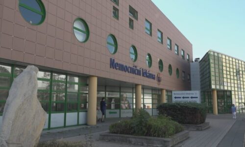 Řekni něco, než tě zabiju. Žena s nožem ohrožovala lidi u nemocnice v Ústí, vysílala to živě