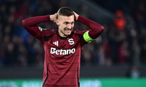 Sparta definitivně přišla o kapitána. Haraslín se nově může těšit na souboje s Ronaldem