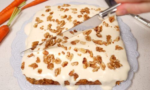 Kein Mehl, kein Zucker, glutenfreier, einfacher und gesunder Karottenkuchen