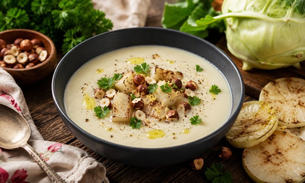 This Kohlrabi Soup is Good for Your Heart and Blood Pressure. You Have to Try This Recipe!