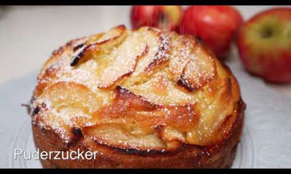 Weicher und leckerer Apfelkuchen! Sehr schnelles und einfaches Rezept